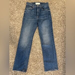 MOTHER High Waisted Rider Ankle Jean